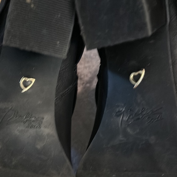 Womens black booties size 9 - Picture 4 of 9